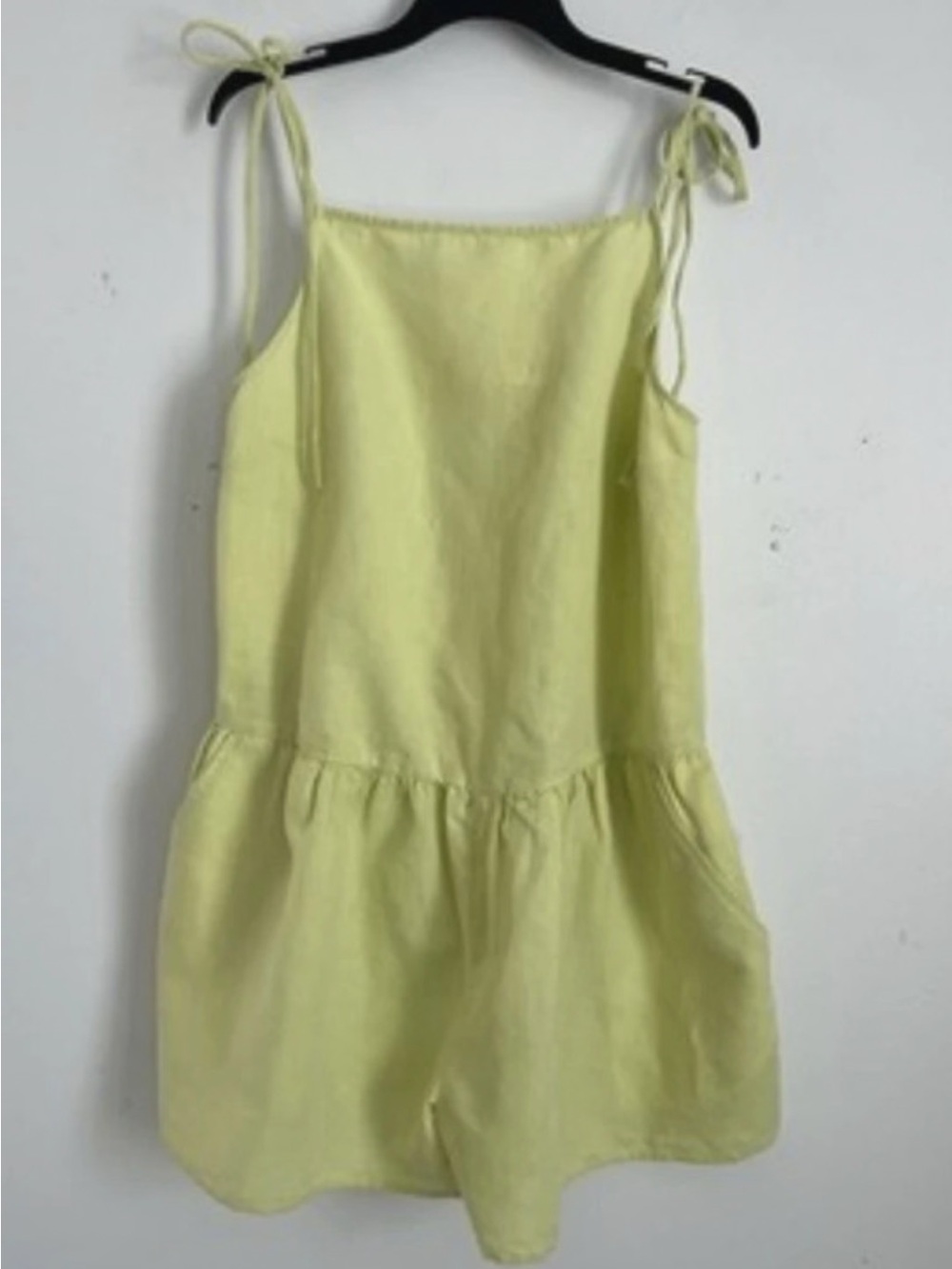 Levi’s' Yellow Tie-Shoulder Romper